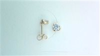 Ohrringe Sommer Dame Punto luce in Gelbgold Zirconia P.L. ZIRC 3 PUNTE PI O/Z - P.L. ZIRC 3 PUNTE PI O/Z